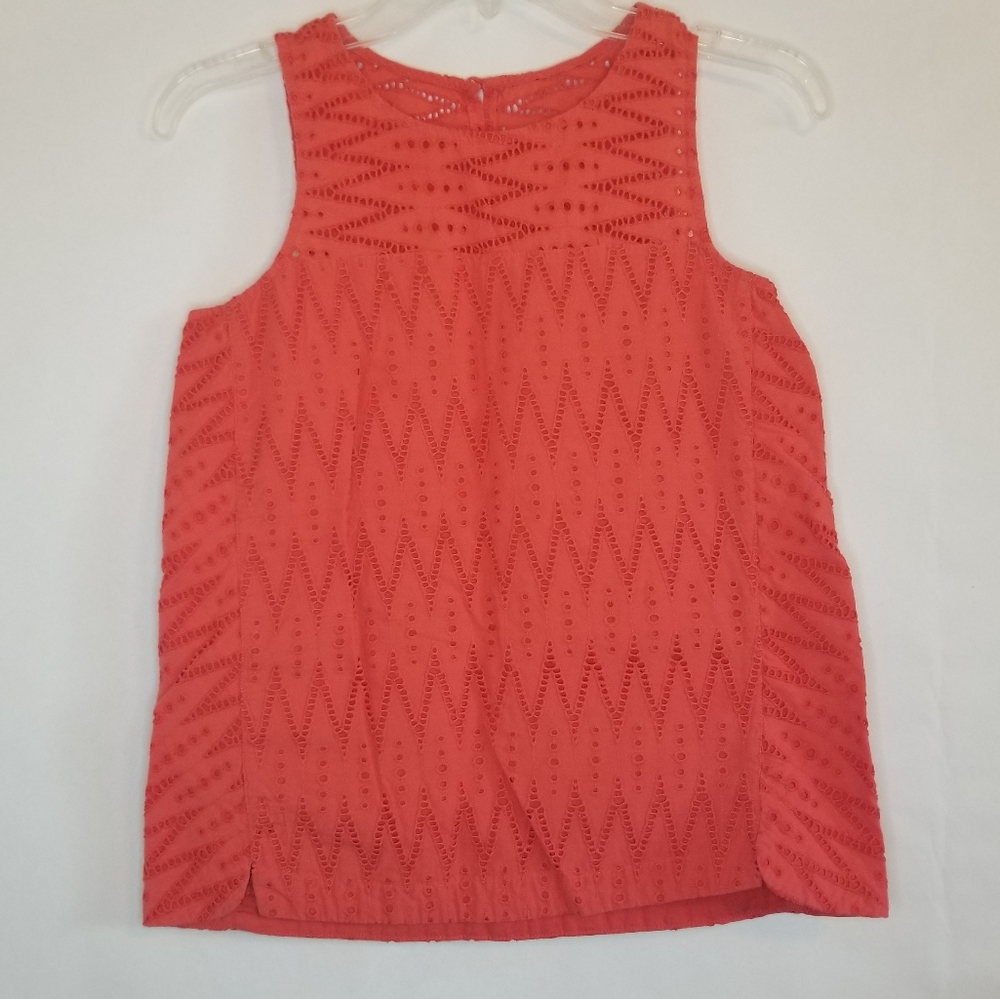 🔴Coral Red Spring Top